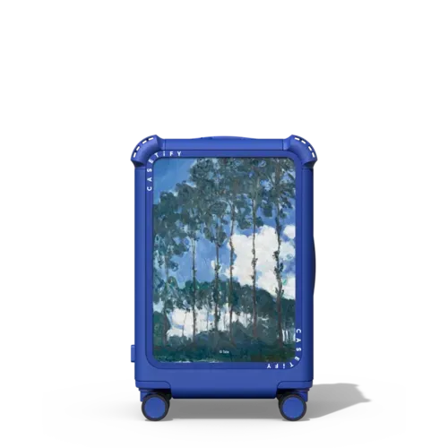 Poplars on the Epte CARRY-ON SUITCASE - 21" Carry-On Suitcase - Bounce Suitcase