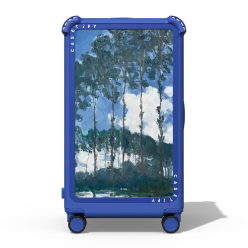 Poplars on the Epte CHECK-IN TRUNK SUITCASE - 29" Check-In Trunk Suitcase - Bounce Suitcase