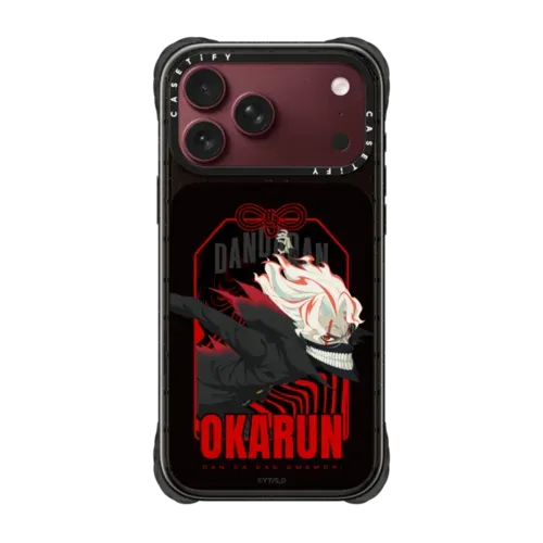 DAN DA DAN Omamori Case | OKARUN - iPhone 18 Pro Max - Ultra Impact Case MagSafe Compatible - Glossy
