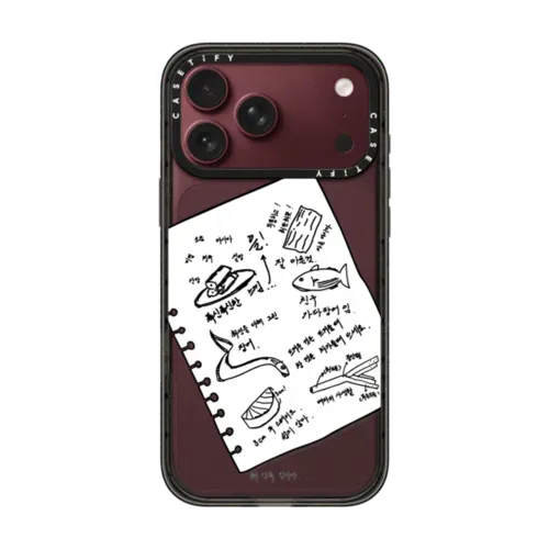 Chef Choi Kang Rok Cooking Note Case - iPhone 18 Pro Max - Impact Case MagSafe Compatible