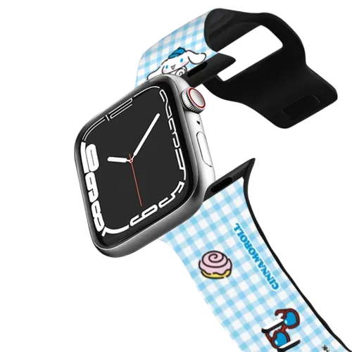 Cinnamroll Checkered Pattern Watch Band - Apple Watch Series 7-9 (45mm) - Impact Band