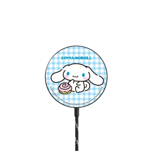 Sanrio Puppy Pals - Cinnamoroll Tea Time PowerThru Magnetic Wireless Charger - PowerThru Magnetic Wireless Charger MagSafe Compatible