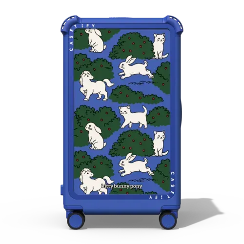 kittybunnypony Grove CHECK-IN TRUNK SUITCASE - 29" Check-In Trunk Suitcase - Bounce Suitcase