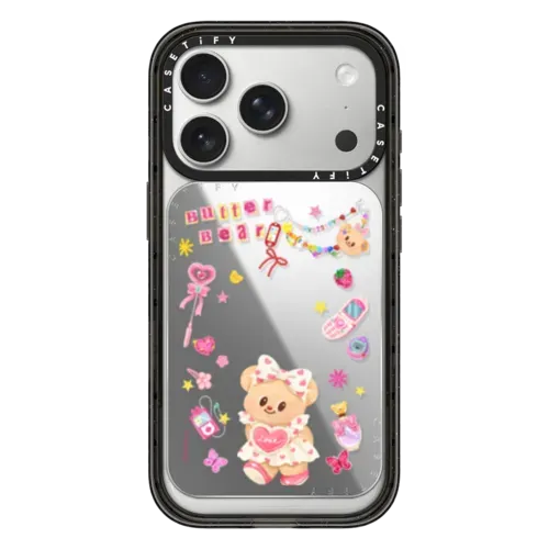 Butterbear at 3PM Cardholder Stand - Snappy Cardholder Stand - Snappy Mirror Cardholder Stand MagSafe Compatible