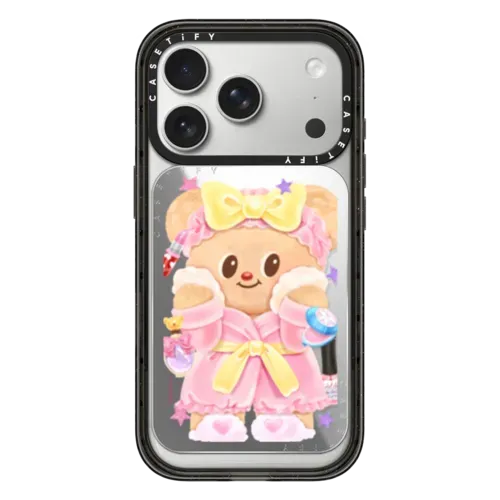 Butterbear at 8AM Cardholder Stand - Snappy Cardholder Stand - Snappy Mirror Cardholder Stand MagSafe Compatible