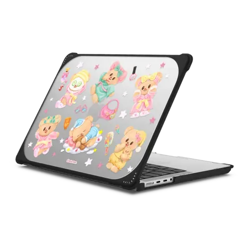 Butterbear at 8AM Laptop Case - MacBook Pro 14-inch (M1 - M5) - MacBook Bounce Case