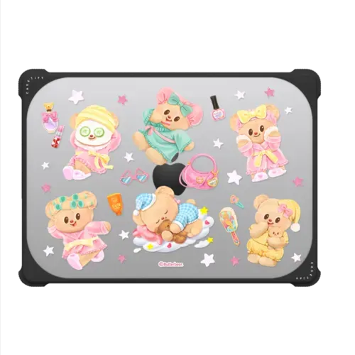 Butterbear at 8AM Laptop Case - MacBook Pro 14-inch (M1 - M5) - MacBook Bounce Case