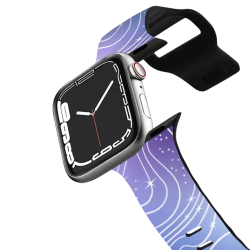 Honmoon Pattern Watch Band - Lilac version - Apple Watch Series 7-9 (45mm) - Impact Band