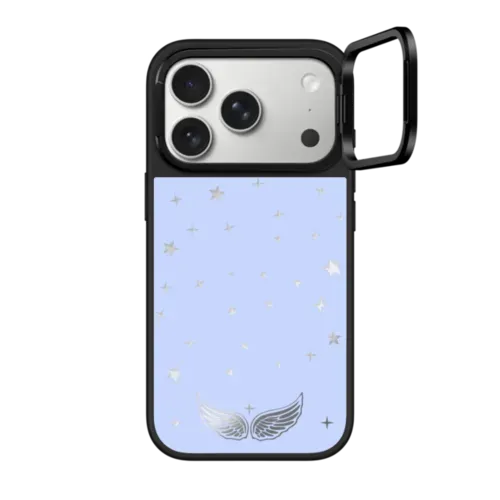Angel Starlight - iPhone 17 Pro - Mirror Ring Stand Case MagSafe Compatible