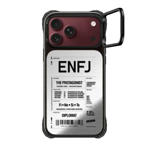 ENFJ - iPhone 18 Pro Max - Ultra Impact Ring Stand Case - Mirror