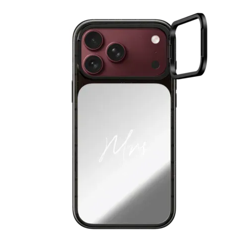 Custom Phone Case - iPhone 18 Pro Max - Impact Ring Stand Case - Mirror