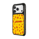 DHL 15th Anniversary Jumbled Pattern Case - iPhone 18 Pro Max - Ultra Impact Case MagSafe Compatible - Glossy