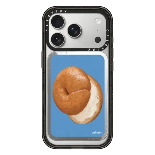 BAGEL WITH CREAM CHEESE - Snappy Cardholder Stand - Snappy Mirror Cardholder Stand MagSafe Compatible