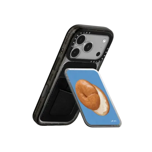 BAGEL WITH CREAM CHEESE - Snappy Cardholder Stand - Snappy Mirror Cardholder Stand MagSafe Compatible