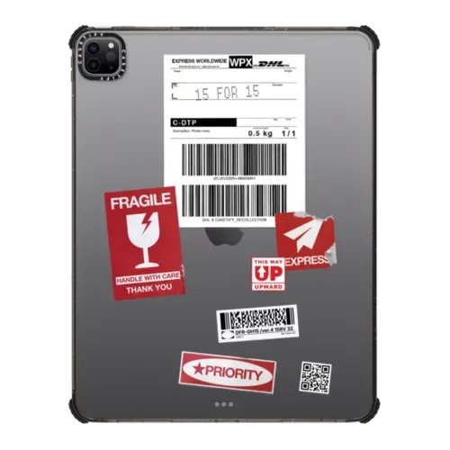DHL Shipping Stickers iPad Case - iPad Pro 12.9-inch (5th/6th gen) - iPad Impact Case