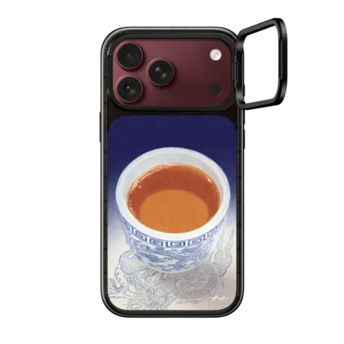 AMBER OOLONG - iPhone 18 Pro Max - Impact Ring Stand Case MagSafe Compatible - Glossy