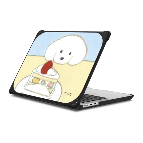 DOG WITH CAKE - MacBook Pro 14-inch (M1 - M5) - MacBook Bounce Case