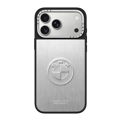 BMW Aluminium Embossing Collectible Case - iPhone 17 Pro Max - Material Grip Case
