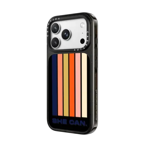 She Can - iPhone 18 Pro - Impact Case MagSafe Compatible - Glossy