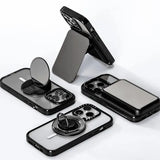 Black Checks - Snappy Grip Stand - Snappy Mirror Grip Stand MagSafe Compatible