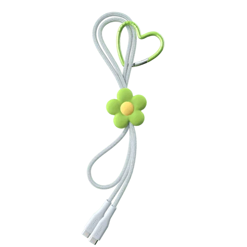 Flower Charging Cable - - - PowerThru USB-C to USB-C Flower Cable